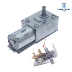 Motorreductor De Alta Torsión Turbo Worm Motor Dc JGY370