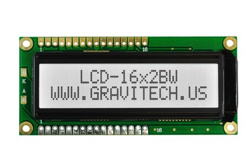 LCD 16x2 Fondo blanco caracter negro
