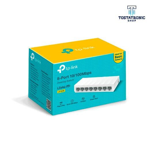 Switch (Conmutador) de 8 Puertos Ethernet TP-Link LiteWave LS1008