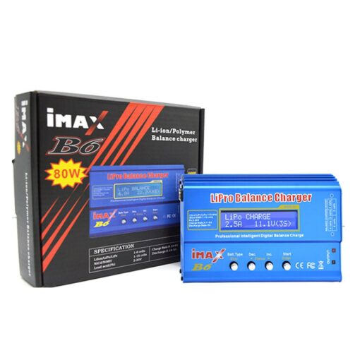 Cargador Inteligente de baterial de lipo IMAX B6 B6A 80w