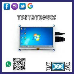 Pantalla 5" Para Raspberry Touch