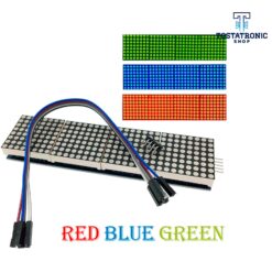 Modulo de 4 Matrices LED 8x8 MAX7219 Verde