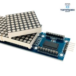 Modulo de 4 Matrices LED 8x8 MAX7219 Azul