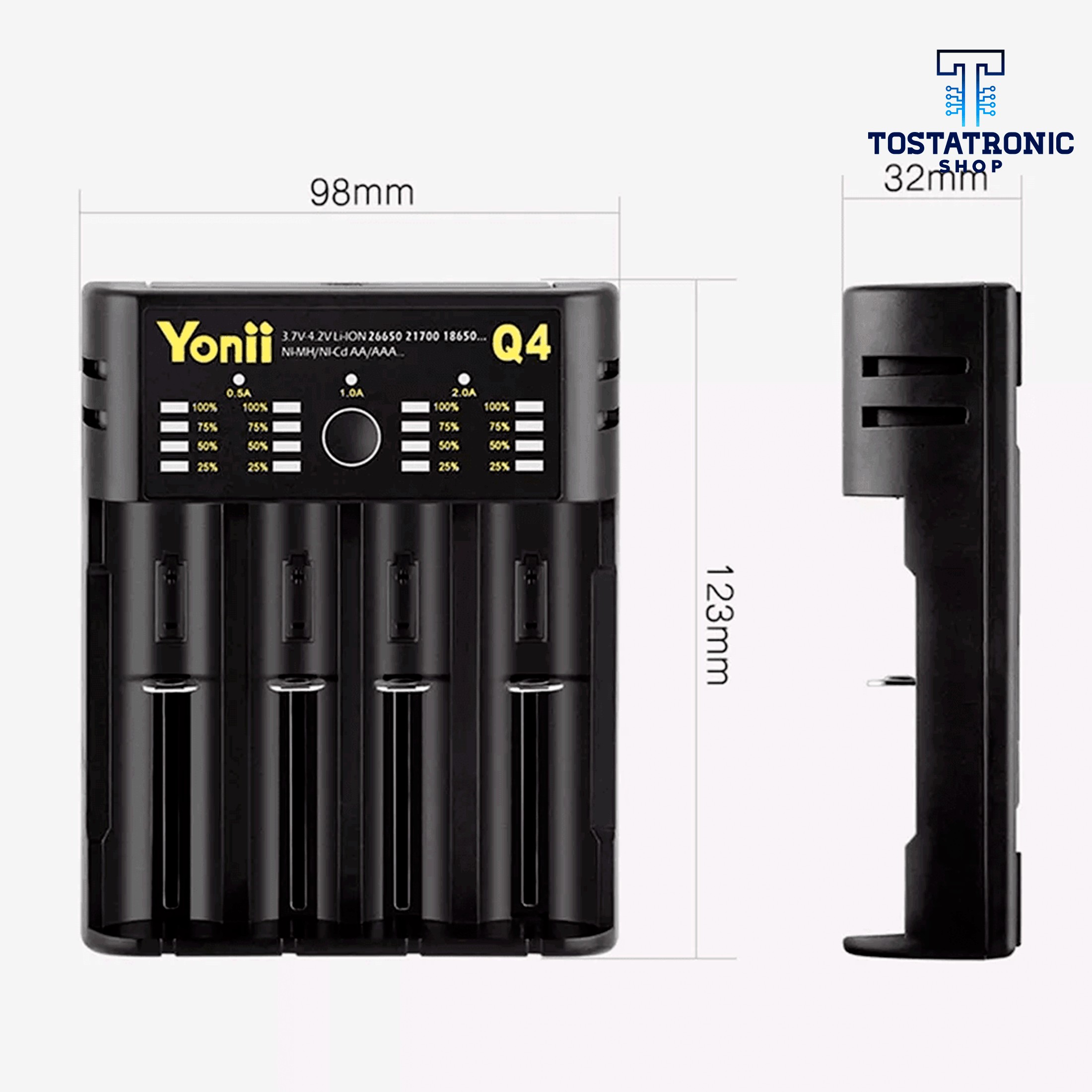 Pila 18650 3.7V 2500mAh Tostatronic – Tostatronic