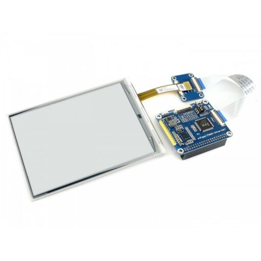 Pantalla De Tinta Electronica 6" 800x600 de 2 Colores con HAT p/ Raspberry SPI