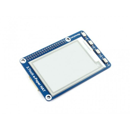 Pantalla De Tinta Electronica 2.7" 264x176 con HAT p/ Raspberry SPI