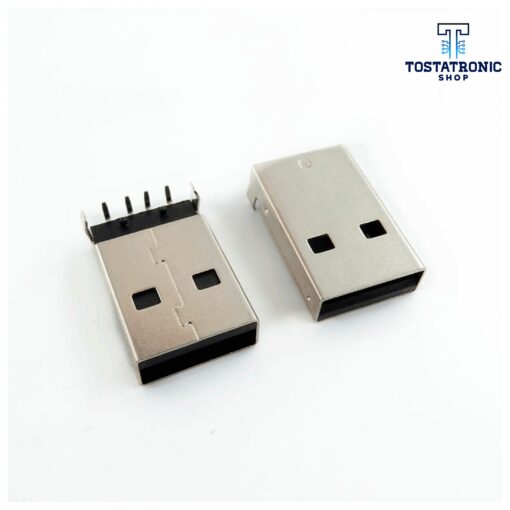 Conector Hembra USB 2.0 pines de 90 grados