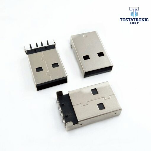 Conector Hembra USB 2.0 pines de 90 grados