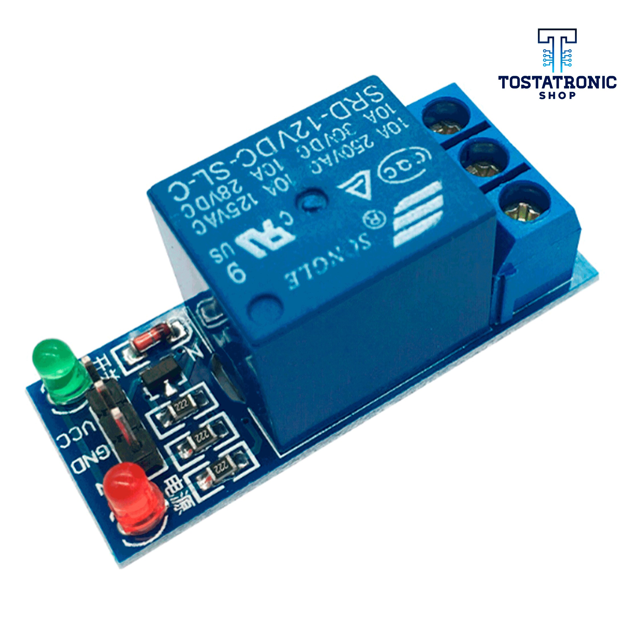 BenzoTronic - Scheda interfaccia 1 relè 12V 10A per centrali antifurto