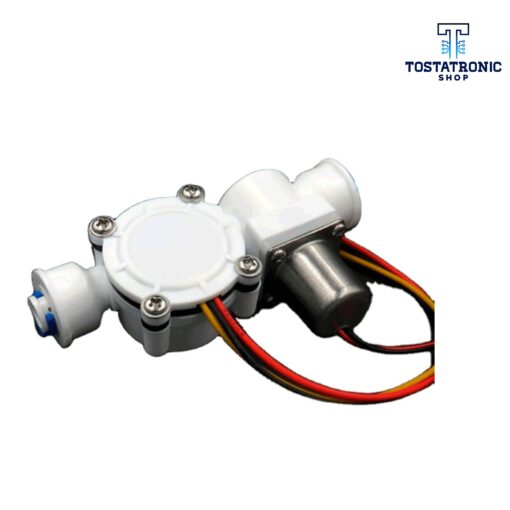 Valvula Solenoide de 2 Puntos Con Sensor De Flujo de Liquido Incorporado