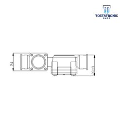 Valvula Solenoide de 2 Puntos Con Sensor De Flujo de Liquido Incorporado