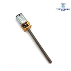 Motor Pololu N20 a 6v de 100RPM Con Tornillo Sin Fin M3*55cm