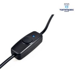 Cable tipo V (Micro USB) para raspberry 3/3B/3B+ 3A Con Switch On/Off