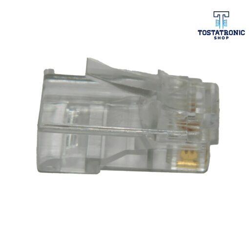 Plug RJ45 de 8 contactos CAT 5e, para cable redondo