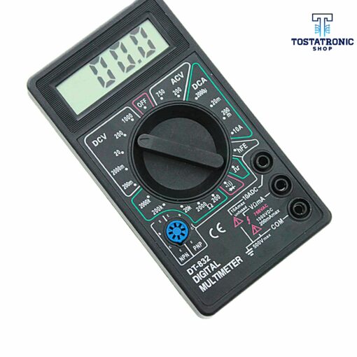 Multimetro Digital DT832 Color Negro