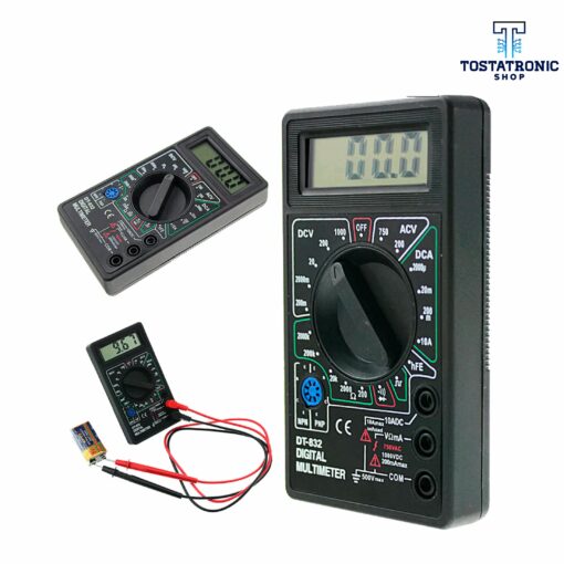 Multimetro Digital DT832 Color Negro