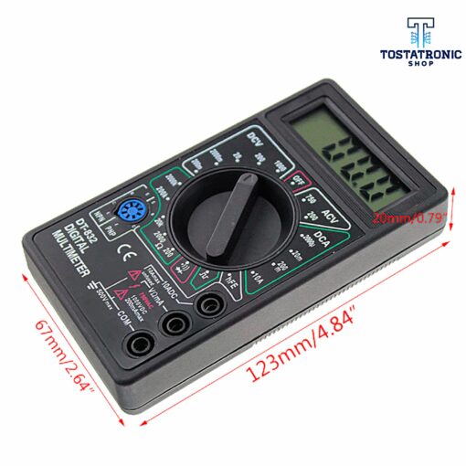 Multimetro Digital DT832 Color Negro