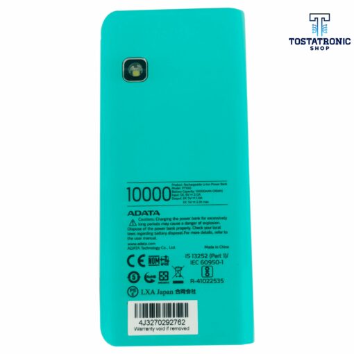 POWERBANK ADATA 10,000mAh APT100-10000M-5V-CTBPK