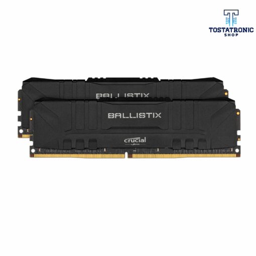 MEMORIA DIMM DDR4 CRUCIAL BALLISTIX (BL2K8G26C16U4B) 16GB KIT (2X8GB) 2666MHZ, BLACK HEATSINK, CL15