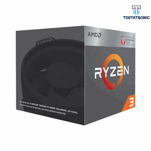 PROCESADOR AMD (YD3200C5FHBOX) APU RYZEN 3 3200G S-AM4 4CORE 3.5GHZ 65