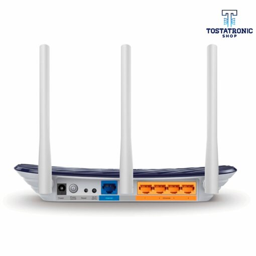 Router TP-Link WISP de Banda Dual Ethernet ARCHER C20, Inalámbrico, 433 Mbit/s, 4x RJ-45, 2.40 - 5.0GHz, con 3 Antenas Externas