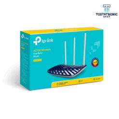 Router TP-Link WISP de Banda Dual Ethernet ARCHER C20, Inalámbrico, 433 Mbit/s, 4x RJ-45, 2.40 - 5.0GHz, con 3 Antenas Externas