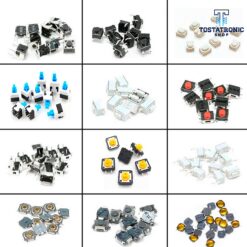 Kit de 460 Piezas De Push button y Switches