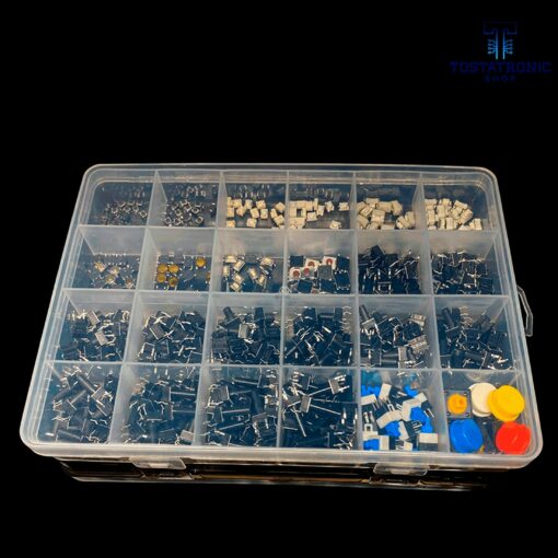 Kit de 460 Piezas De Push button y Switches