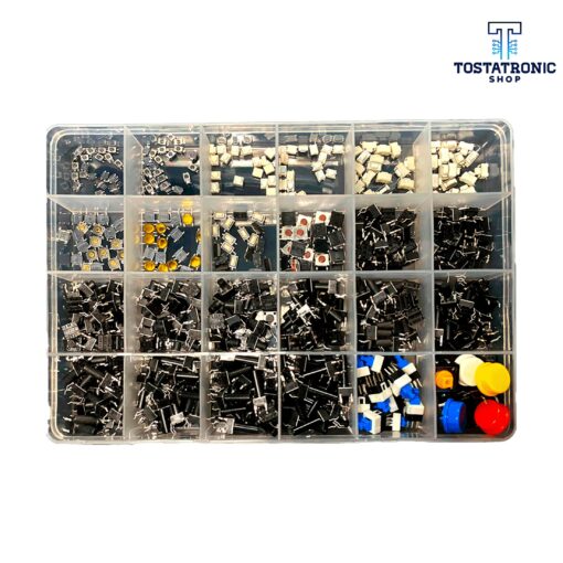 Kit de 460 Piezas De Push button y Switches