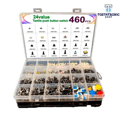 Kit de 460 Piezas De Push button y Switches