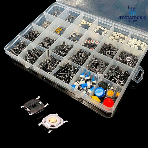 Kit de 460 Piezas De Push button y Switches