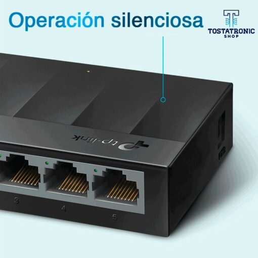 Switch (Conmutador) de 5 Puertos Ethernet TP-Link LiteWave LS1005G 10/100/1000MBPS