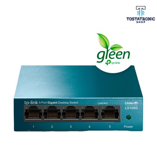 Switch (Conmutador) de 5 Puertos Gigabit Ethernet TP-Link LiteWave LS105G 10/100/1000MBPS