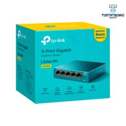 Switch (Conmutador) de 5 Puertos Gigabit Ethernet TP-Link LiteWave LS105G 10/100/1000MBPS