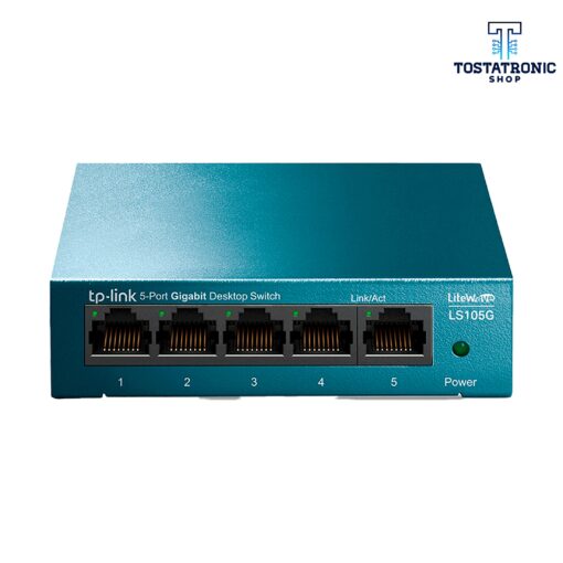 Switch (Conmutador) de 5 Puertos Gigabit Ethernet TP-Link LiteWave LS105G 10/100/1000MBPS