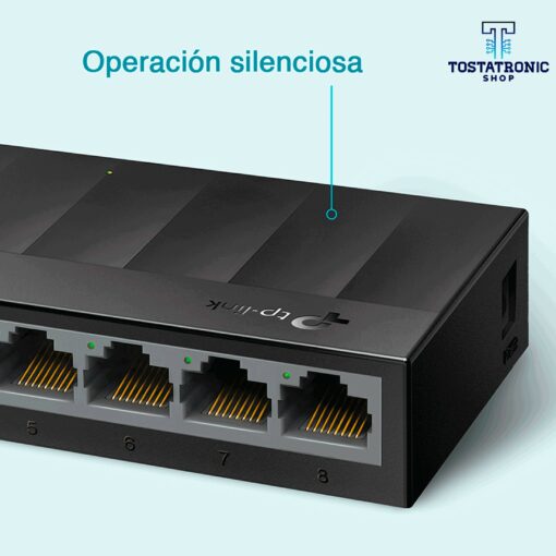 Switch (Conmutador) de 8 Puertos Gigabit Ethernet TP-Link LiteWave LS1008G 10/100/1000MBPS