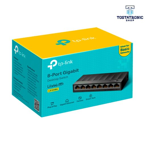 Switch (Conmutador) de 8 Puertos Gigabit Ethernet TP-Link LiteWave LS1008G 10/100/1000MBPS