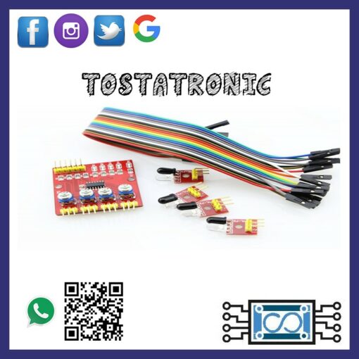 Modulo seguidor de linea de 4 canales