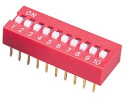 Dip switch 10 canales