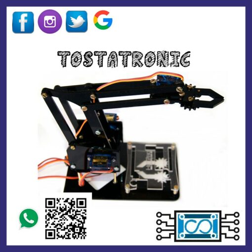 Brazo Robotico de 3 Ejes (SG90) (Con servos)