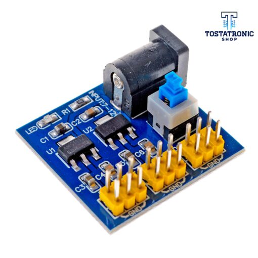 Modulo Regulador de voltaje multi salida de 12v a 3.3 y 5v