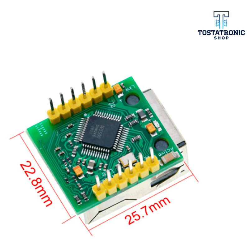 Modulo Ethernet TCP/IP W5500 Con Interfaz SPI