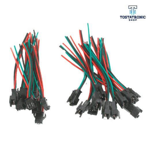 Conector Para Tira Led Neo Pixel WS2812B Macho JST SM 3 Pines