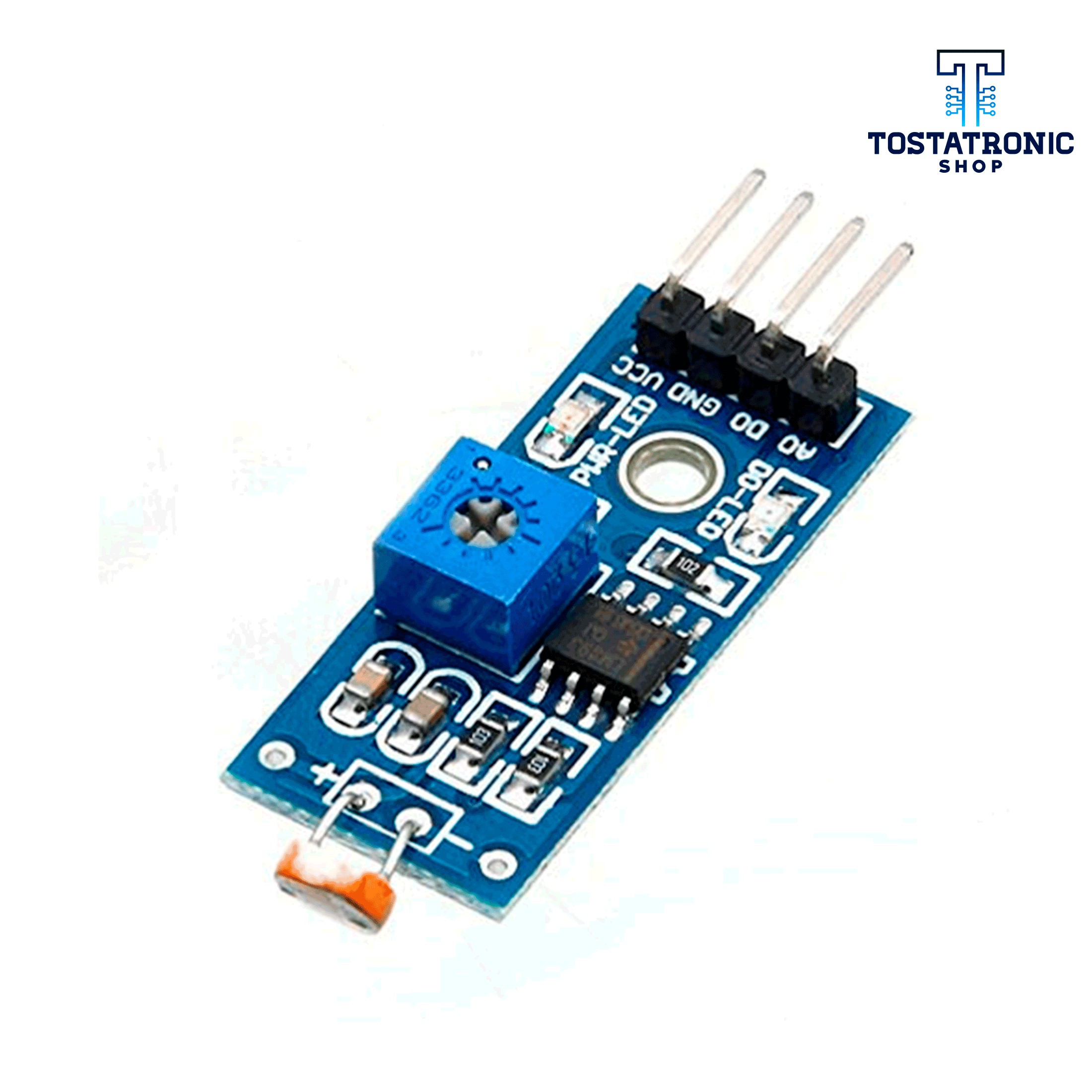 LDR sensor resistivo con luz - fotorresistencia - TD Electrónica