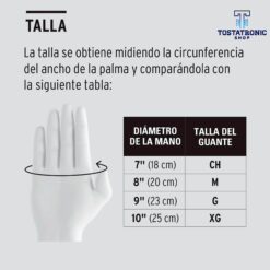 Guantes de poliester con puntos de PVC En Palma Talla Grande 12652