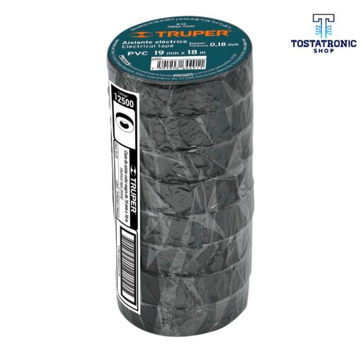 Cinta Negra Truper No 33 18mts 12500