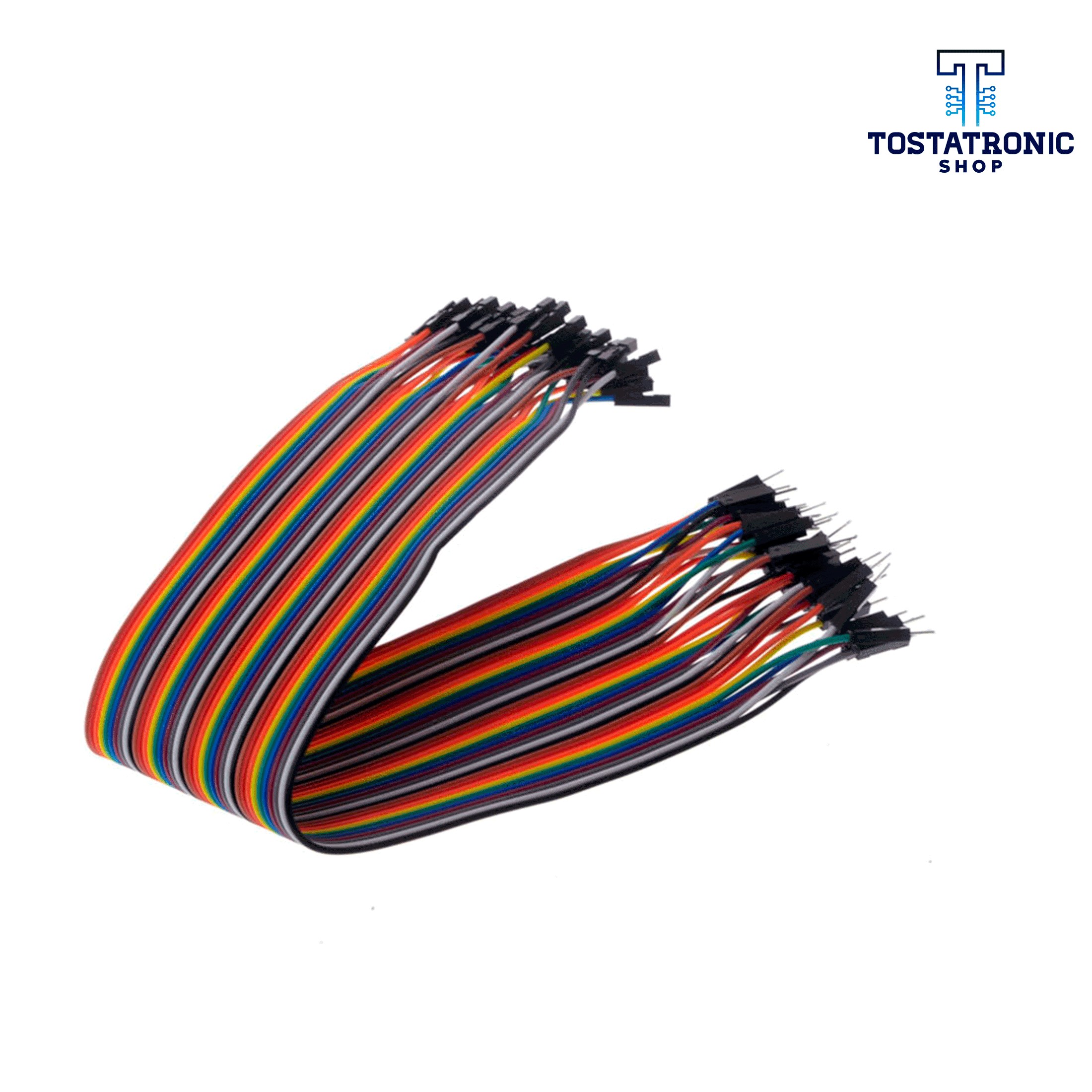 Cables Dupont 20cm (Paquete de 40 Cables Dupont) – Tostatronic