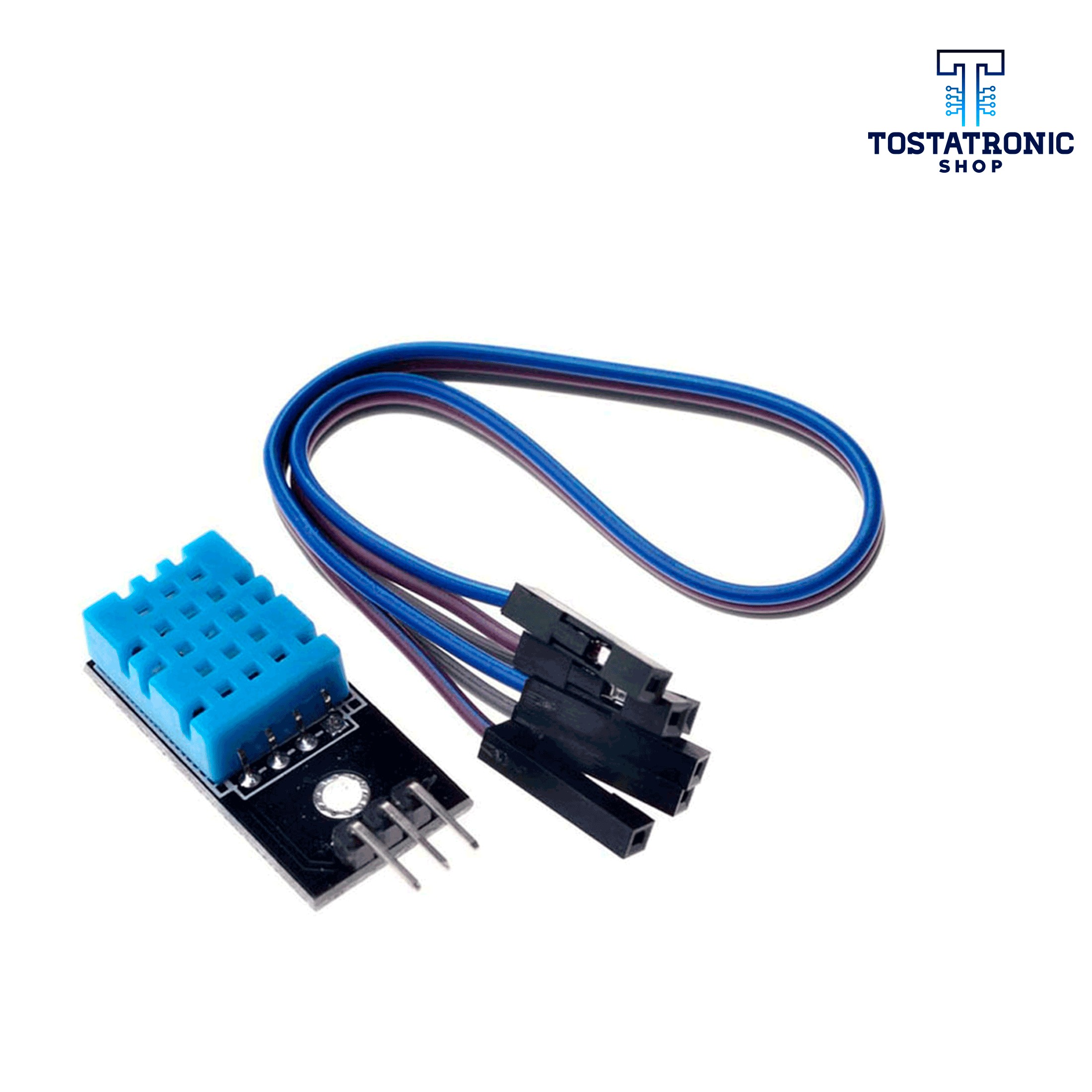 Módulo Sensor de Humedad y Temperatura DHT11 con cables jumper