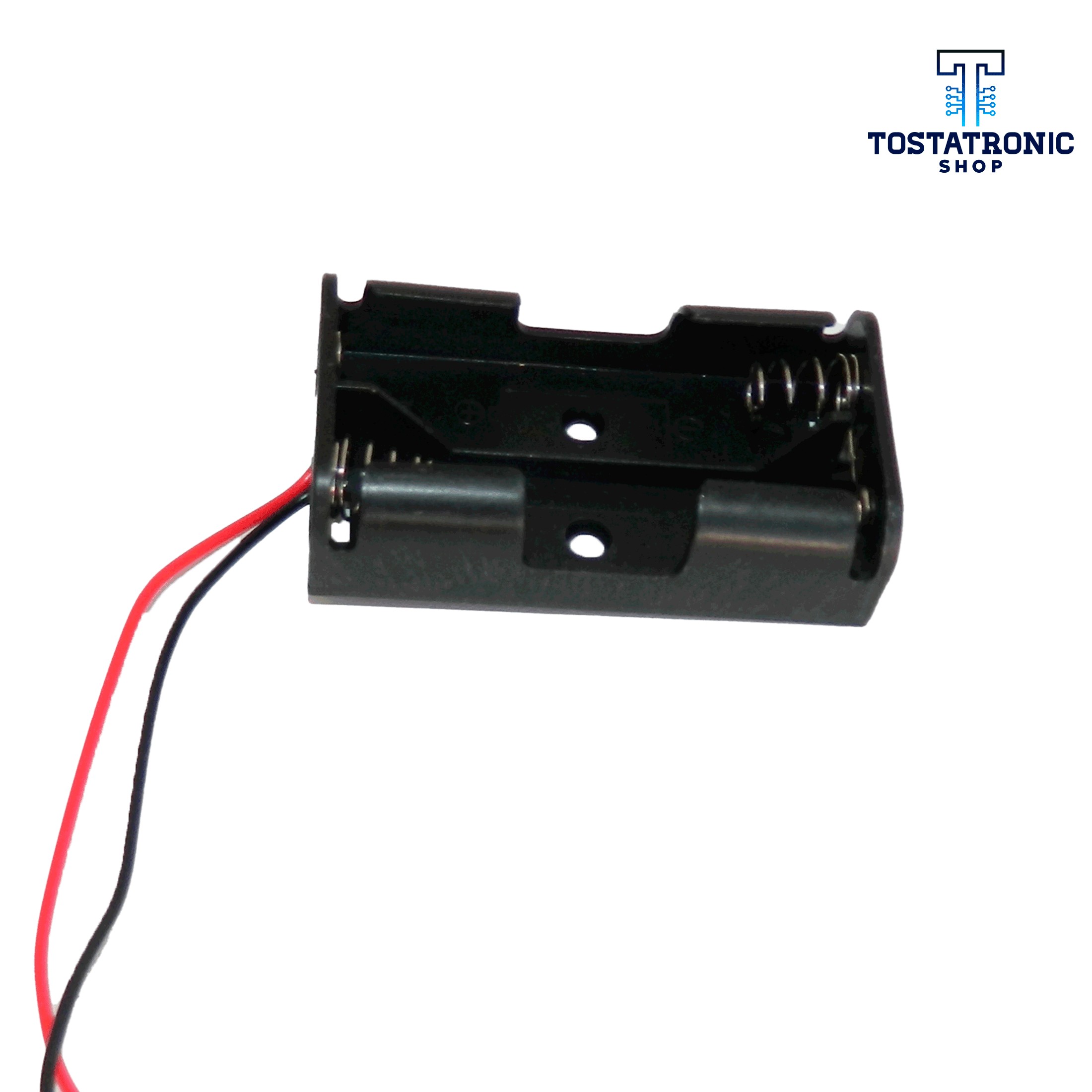 Portapila para 4 pilas AA (2 por 2) , 6V - MTLAB