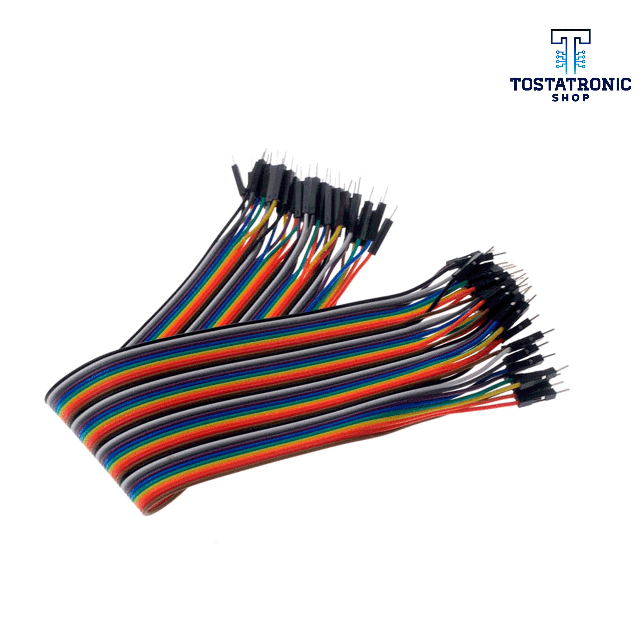 Cables Dupont 20cm (Paquete de 40 Cables Dupont) – Tostatronic